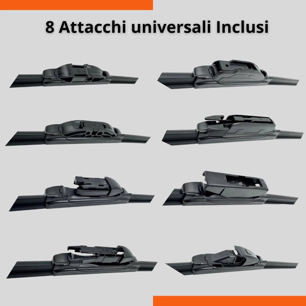 Tergicristalli Anteriore Universale in gomma Multi attacco Easy Click 57,5 cm