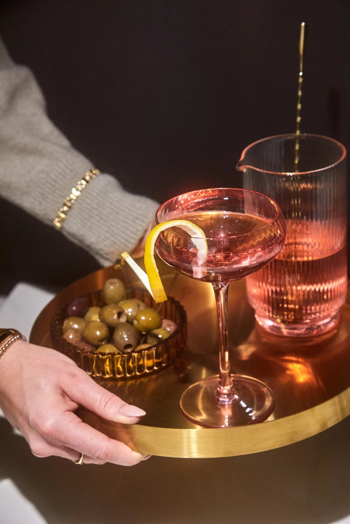 The Lou Bicchiere Coupe - Set da 2 Colore Rosa Blush