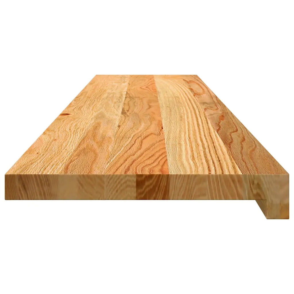 Gradini 2 pz | Tappetini per scale autoadesivi Marrone Chiaro 120x25x2 cm Legno Massello Rovere