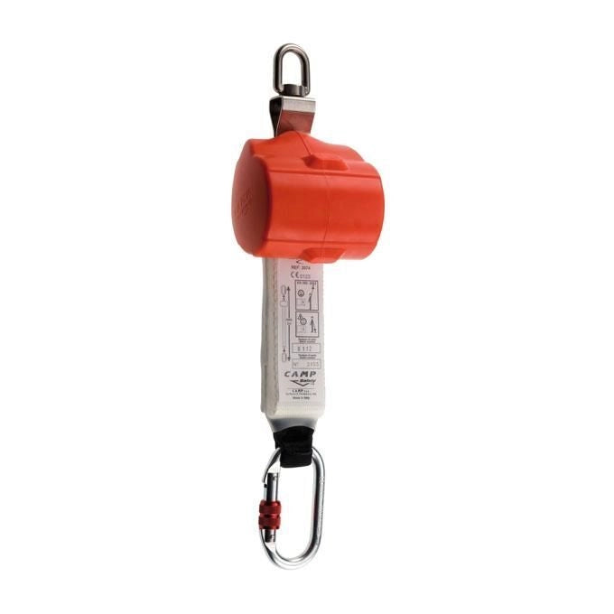 Camp Cobra Dispositivo Anticaduta Retrattile 2 m Fettuccia Poliestere 46 mm Assorbitore Energia Esterno EN 360