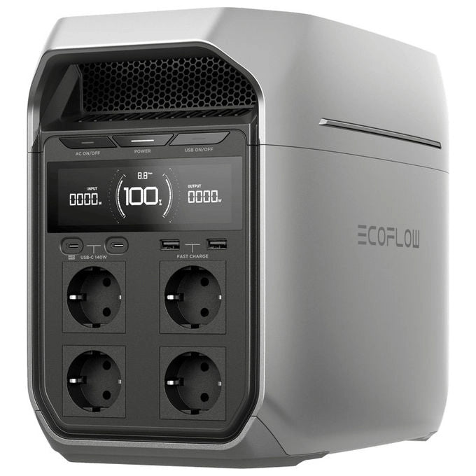 Ecoflow Delta 3 Plus Stazione di Alimentazione Portatile 1024 Wh 1800 W Litio Ferro Fosfato