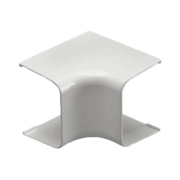 RACCORDO ANGOLO INTERNO PER CONDIZIONAMENTO IN PVC - 90XH65 MM  - GIS