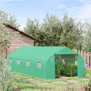 Serra da giardino verde 595 x 300 x 200 cm