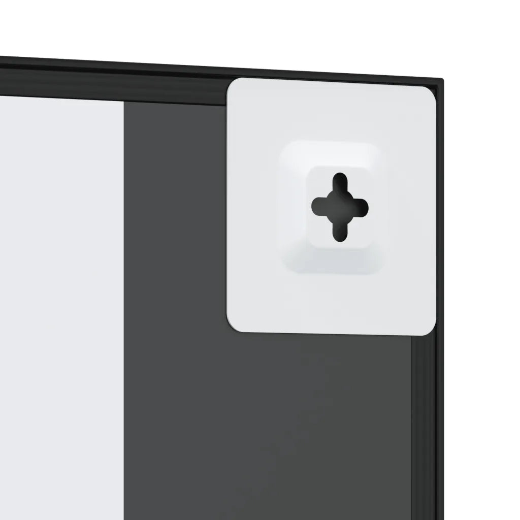 Specchio da Parete | Specchio decorativo Nero 30x40 cm Rettangolare in Ferro