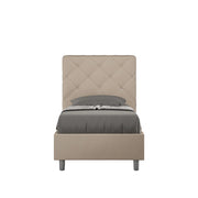 Letto Singolo 90x200 cm con Rete e Contenitore Priya Tortora