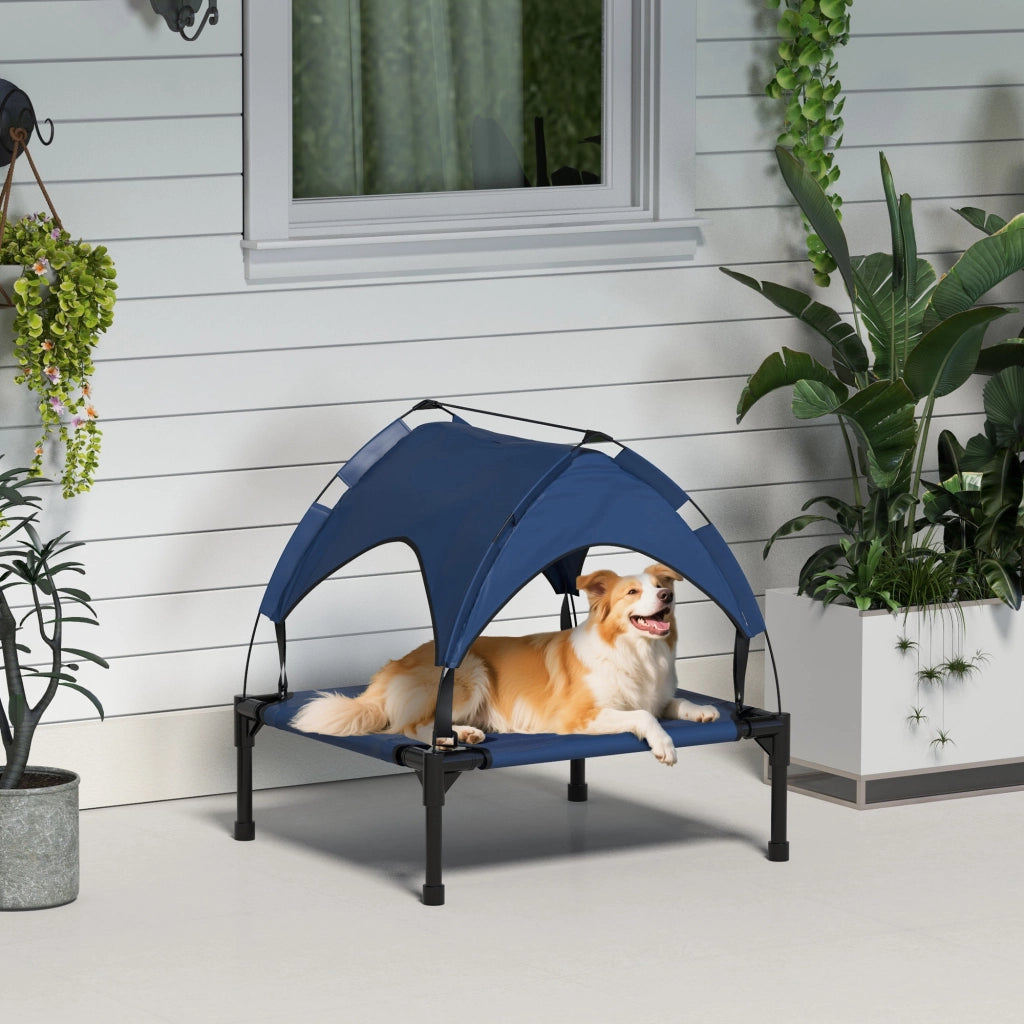 Cuccia per Cane con Tetto ¨C zephmum ¨C 76x61x69.5 cm Blu Scuro