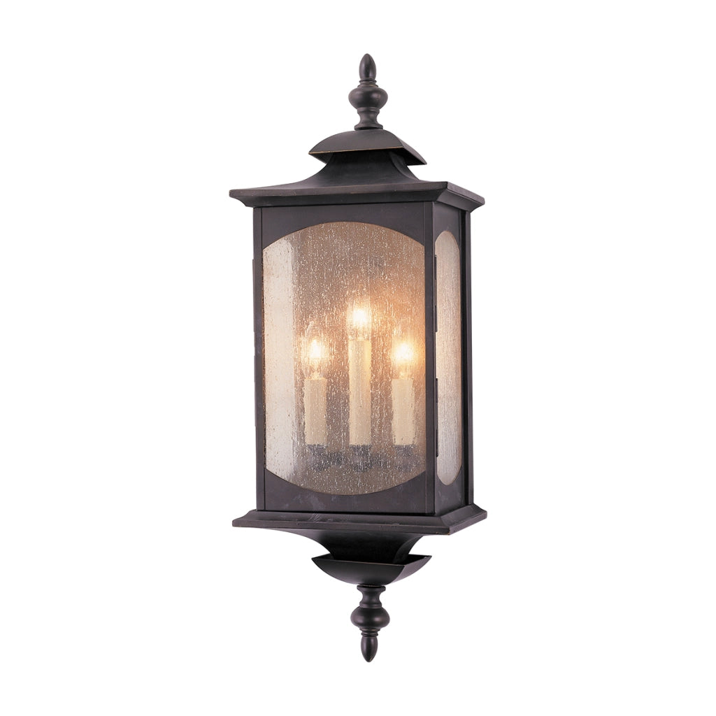 Applique esterno Market Square bronzo E14 3 luci IP44