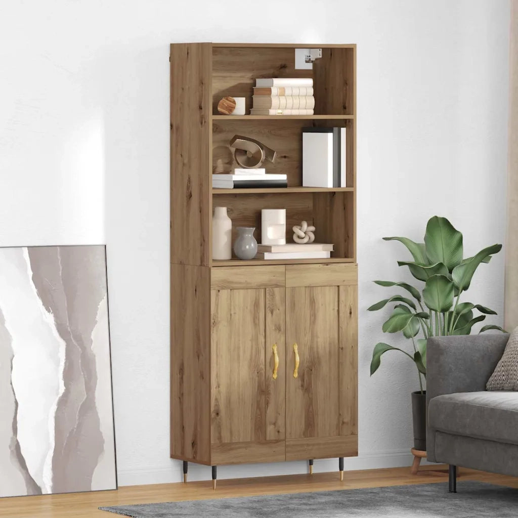 Credenza | Madia | Buffet da pranzo | Armadio da pranzo Rovere artigianale 69,5 x 34 x 180 cm