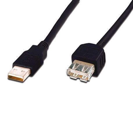 CAVO PROLUNGA USB 3MT BLACK M/F - DIGITUS