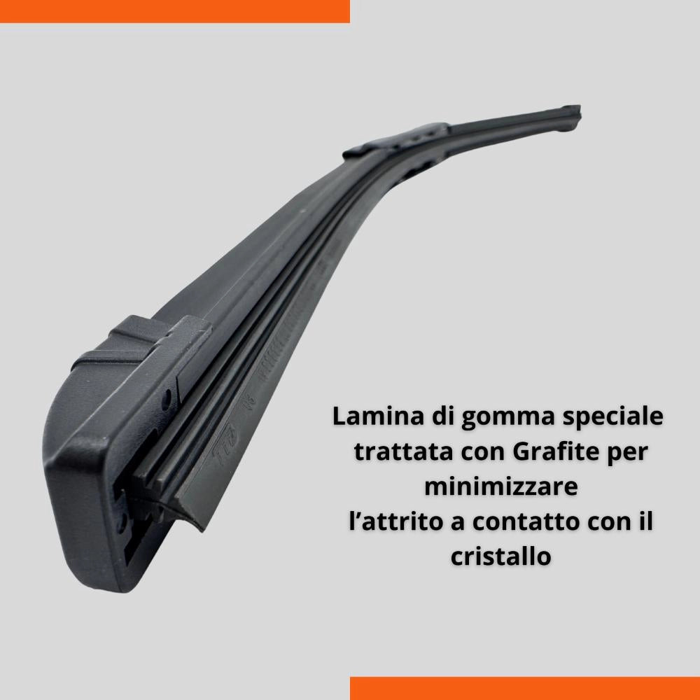 Tergicristalli Anteriore Universale in gomma Multi attacco Easy Click 57,5 cm