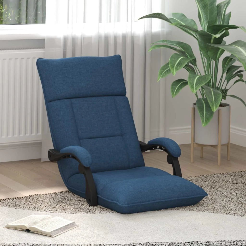 Sedia da Pavimento Blu 66 x 66 x 80 cm Tessuto 42028200