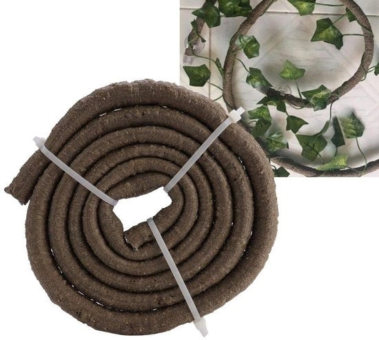 Decorazione per Terrario Flexibile - 1,5 m - Materiale PU - Decorazione per Terrario - Accessori per Salita - Sicuro per Rettili - Aspetto Naturale - Struttura per Arrampicarsi