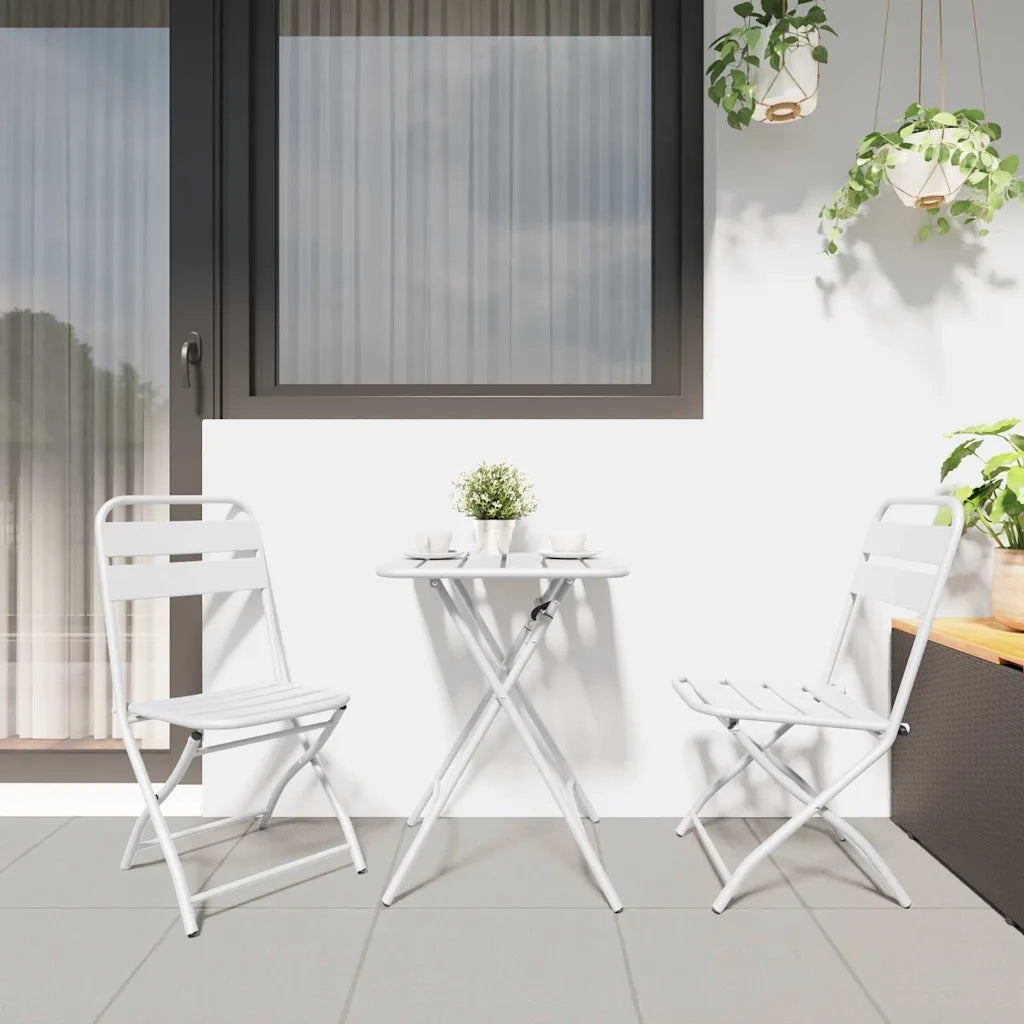 Set bistrot 3 pcs Bianco Acciaio 42002950