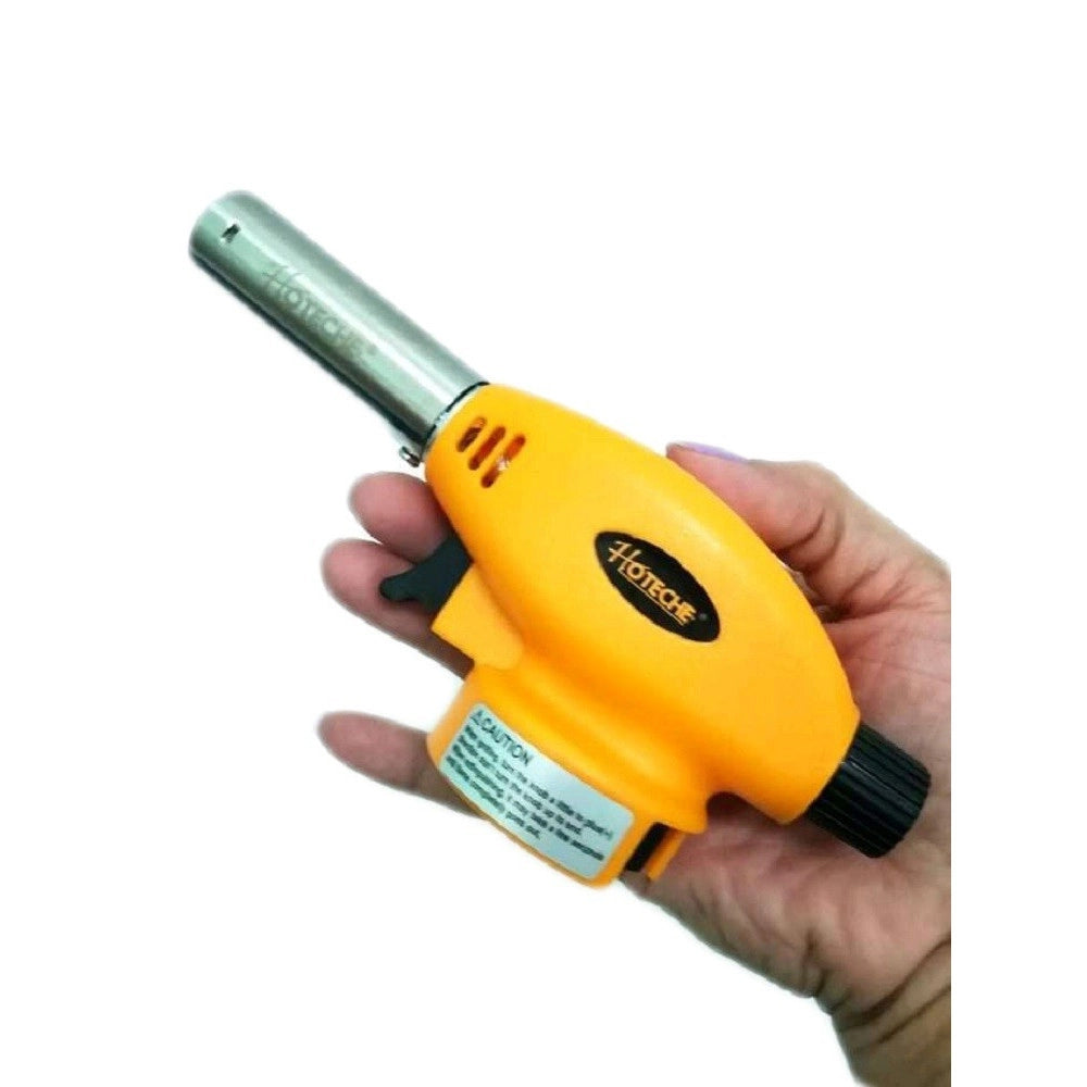 Trade Shop - Mini Cannello Bruciatore Torcia A Gas Fiamma Saldatura Caramellatore Flambatore -