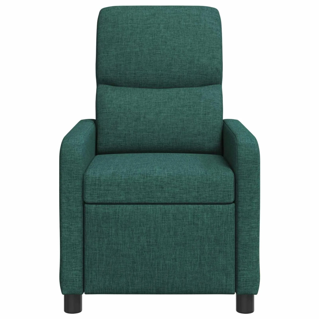 Poltrona Massaggiante Verde Scuro Tessuto 42034834