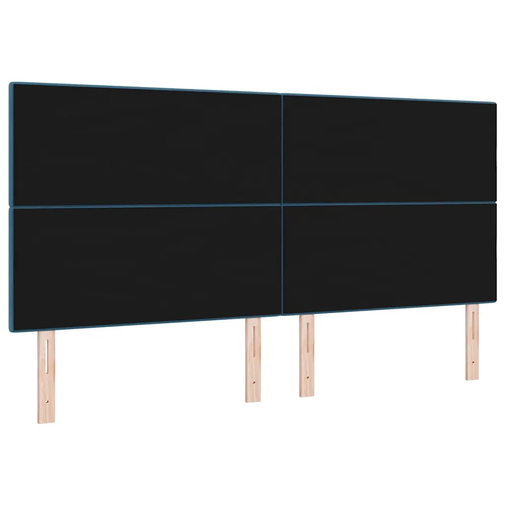 Testiera LED con strisce LED Blu 200 cm Velluto 3338473