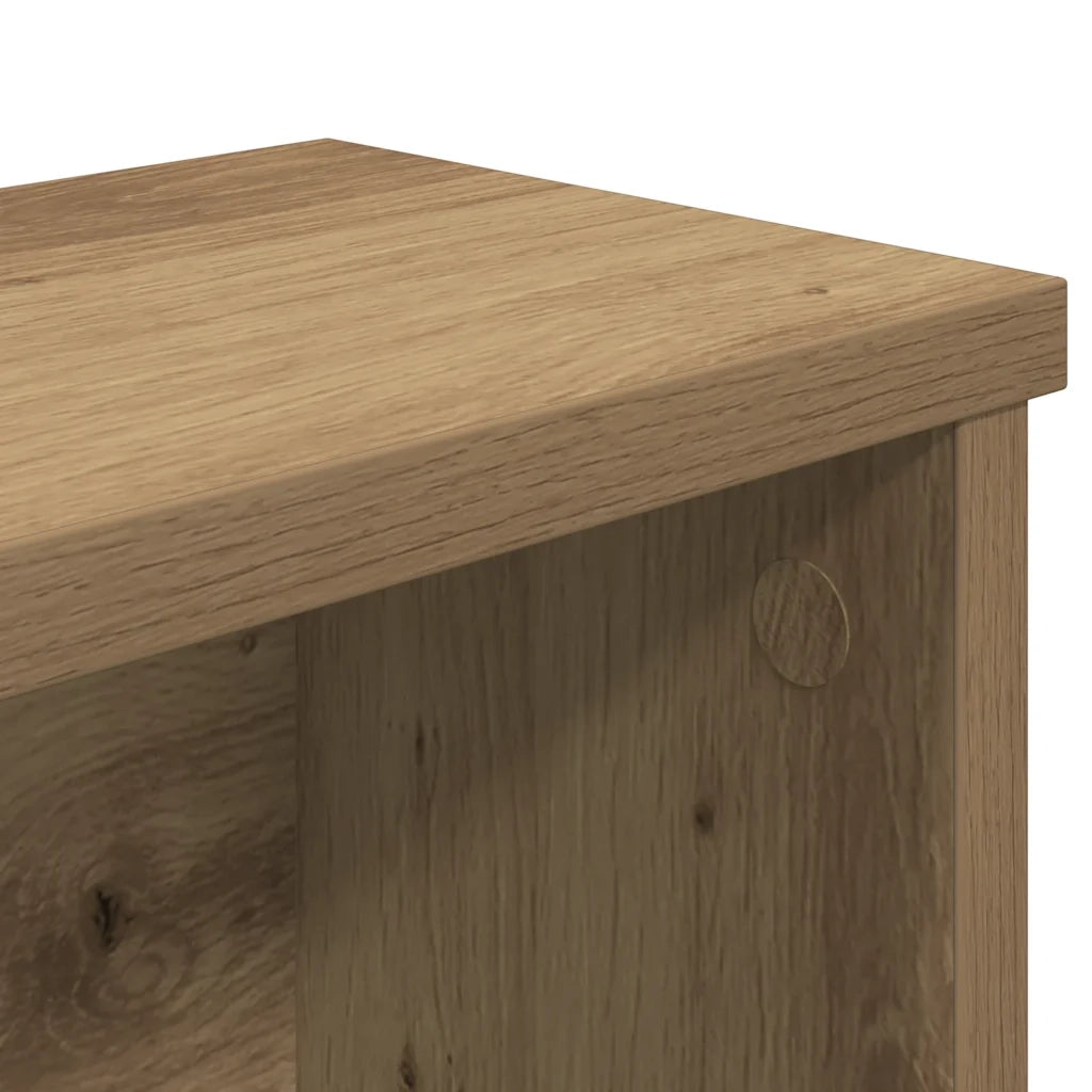 Scaffali da Cucina Impilabili 2pz Rovere Artigianale 50x15x16cm 860498