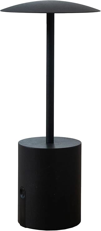 Lampada Led Rocket da tavolo Ricaricabile E Dimmerabile Nera