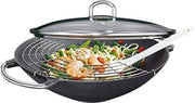 Wok 36 cm - Wok con coperchio - Wok inductive