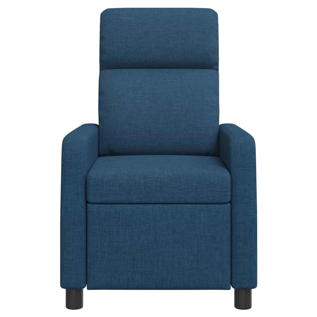 Poltrona Massaggiante Blu Tessuto 42035105
