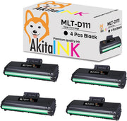 4 Toner Samsung D111L D111S Compatibili AkitaINK Nero