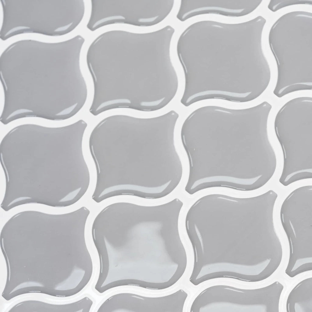 Piastrella Lanturn 20 pcs Grigio 27 x 27 cm Poliuretano e PET 42046238
