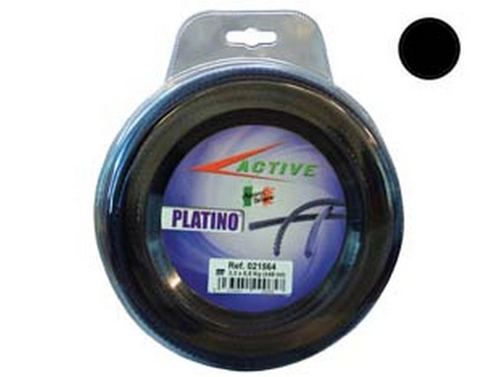 1blister filo nylon "platino" tondo viola  per decespugliatori - ø mm.4 - blister mt cod:ferx.fer413015