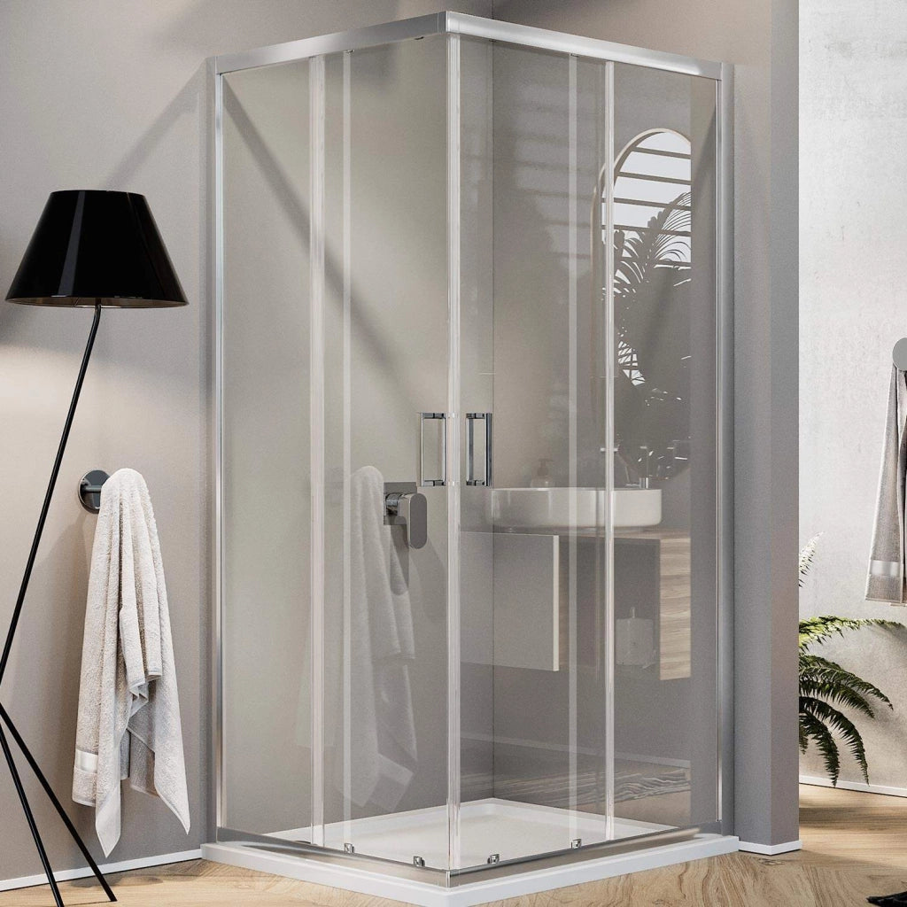 Box Doccia Rettangolare 75x90 H198 Trasparente 6mm mod. Ready