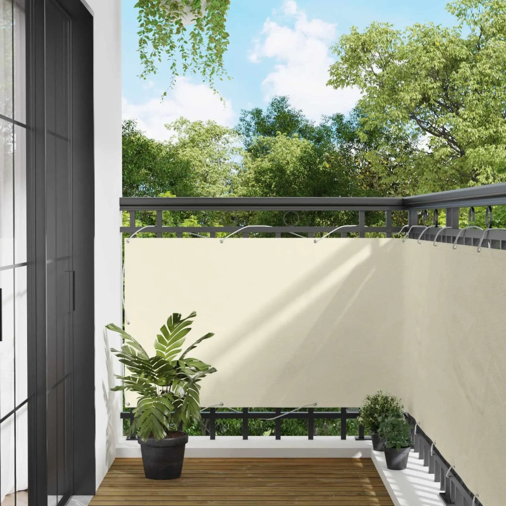 Schermo da balcone 90 x 200 cm Oxford alu rivestito in PU 42030695