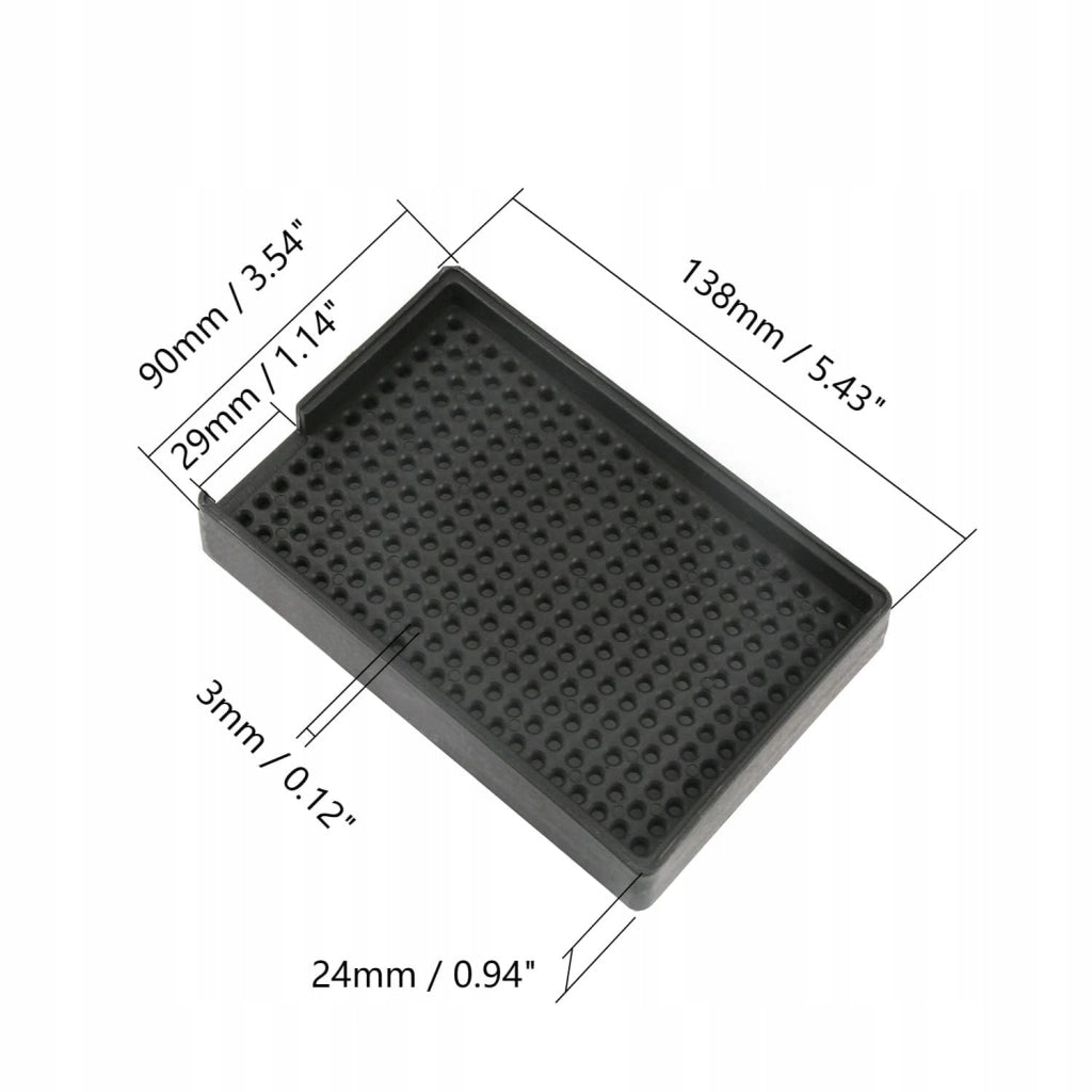 Vassoio Antistatico ESD per Viti 2-2,5mm – 273 Fori Organizer | Materiale Resistente, Facile Accesso