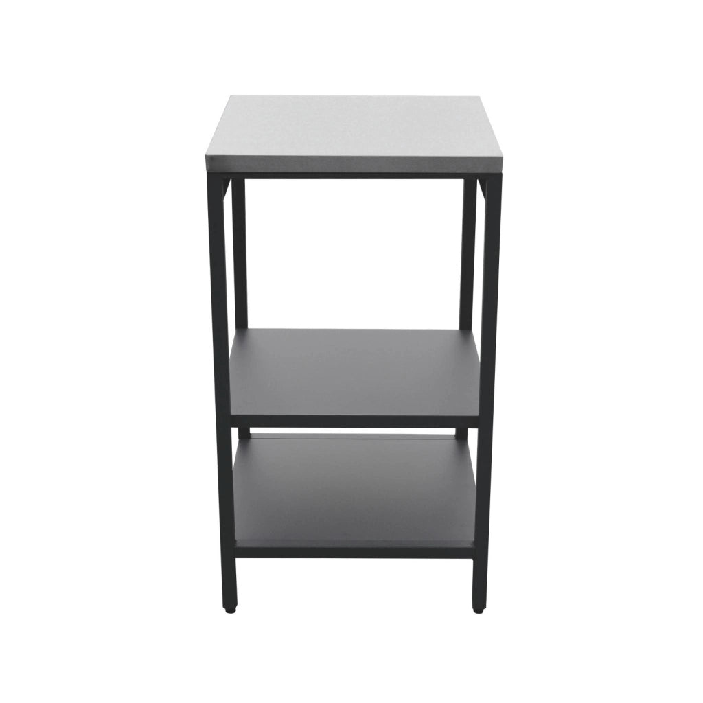 Modulo cucina da esterno in acciaio inossidabile, 3 moduli, nero