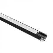 Profilo angolare LED R01 nero diffusore opaco 1m Ecolight