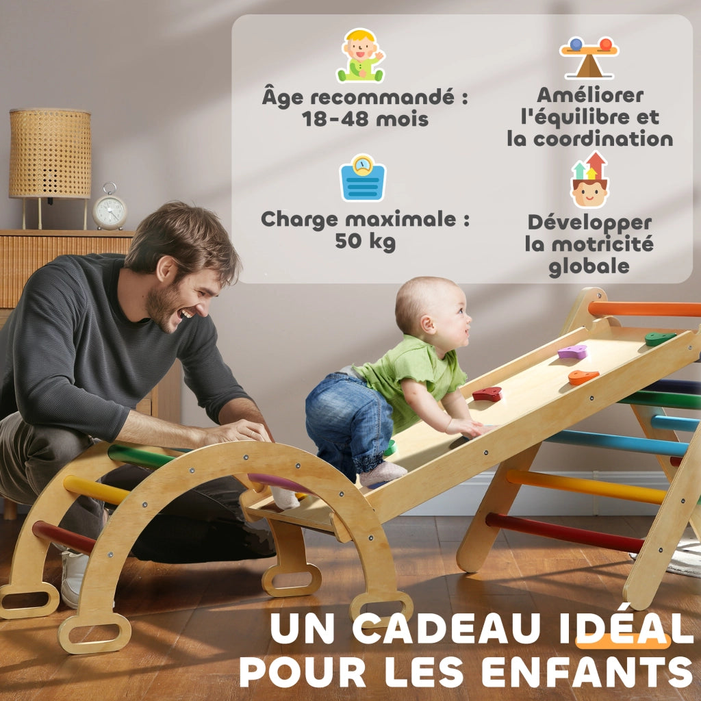Arco da arrampicata per bambini ¨C zephmum ¨C Multicolore