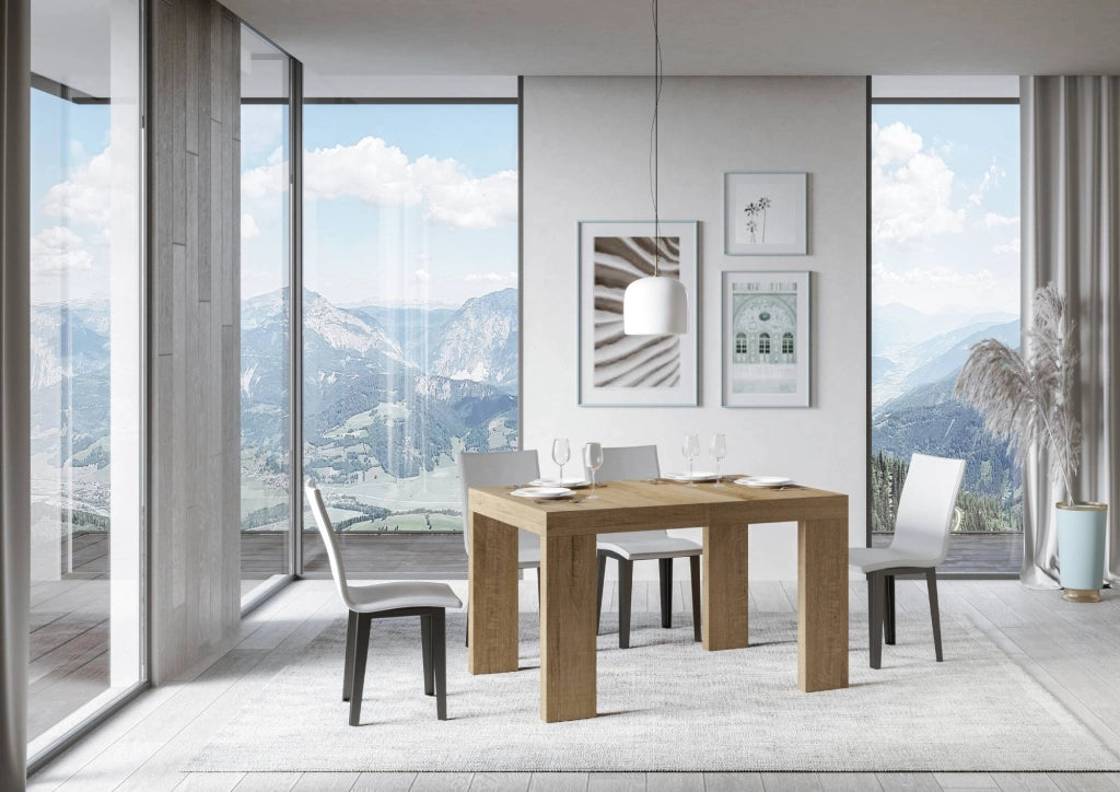 Tavolo allungabile 90x140/400 cm Roxel quercia natura