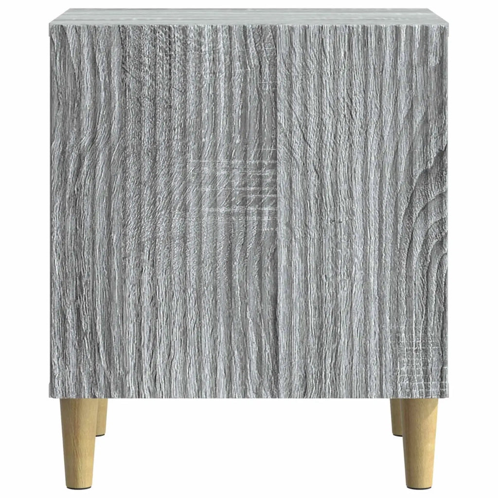 Set di 2 Comodini | Armadio da Notte | Mobiletto da notte Grigio Sonoma 43 x 34,5 x 50 cm
