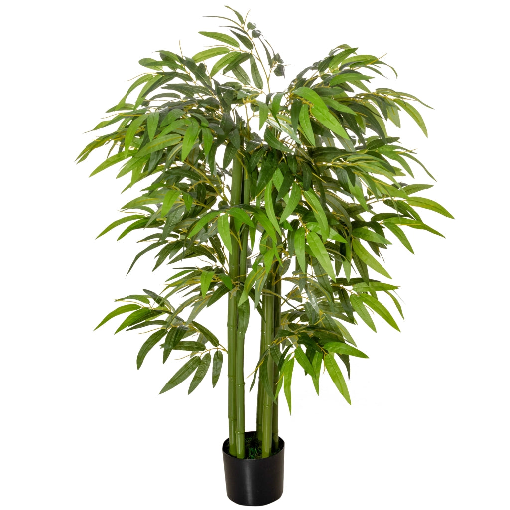 Pianta artificiale bamb¨´ ¨C Minimal ¨C 140 cm con vaso verde