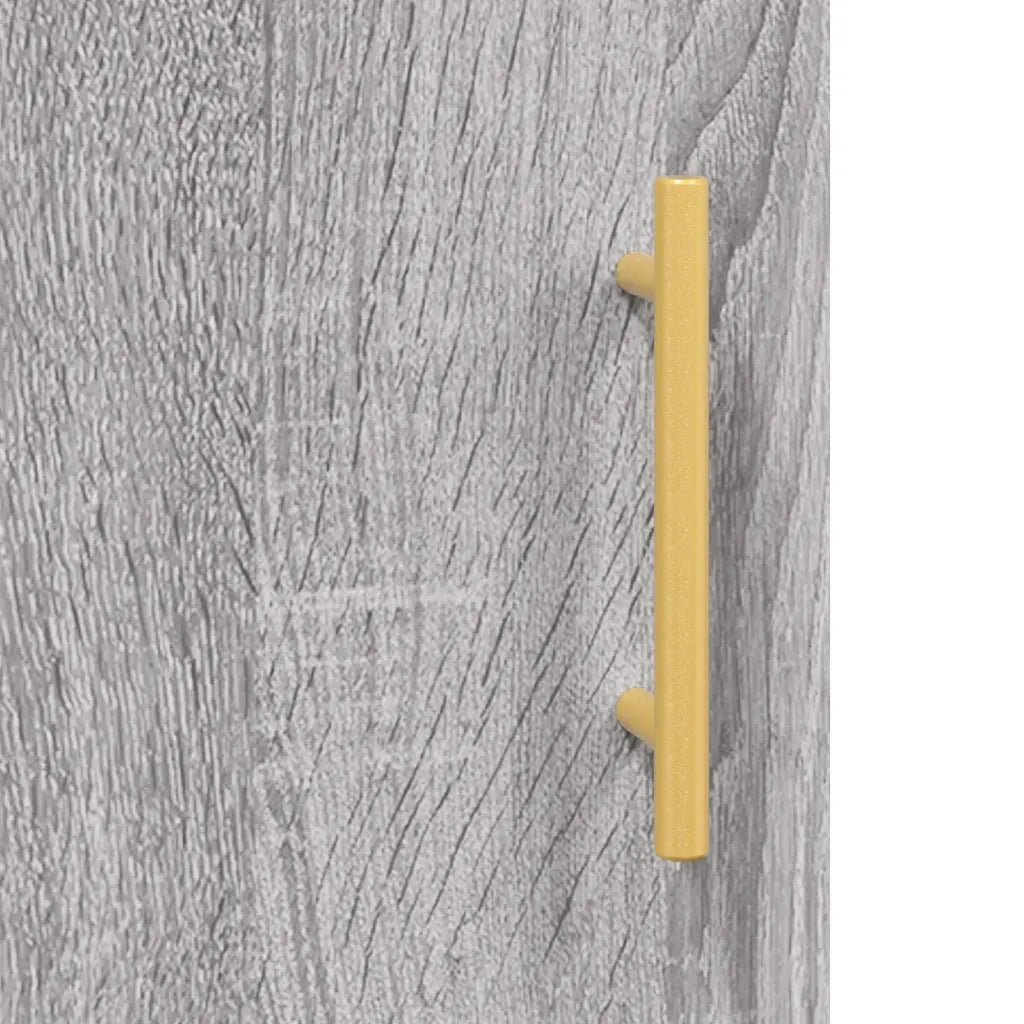 Credenza | Madia | Buffet da pranzo | Armadio da pranzo Grigio Sonoma 69,5x34x180 cm in Legno Multistrato