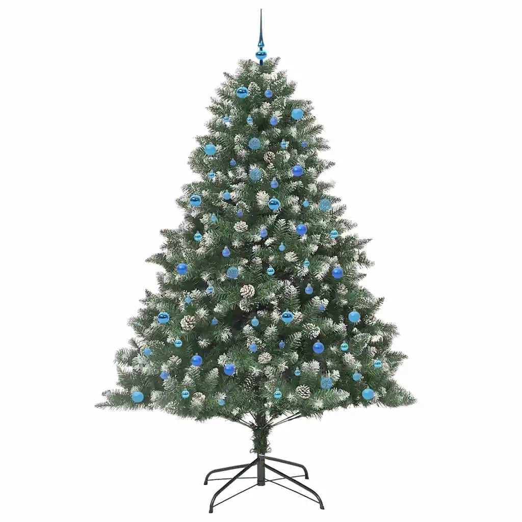 Albero di Natale artificiale con 300 LED Verde 240 cm