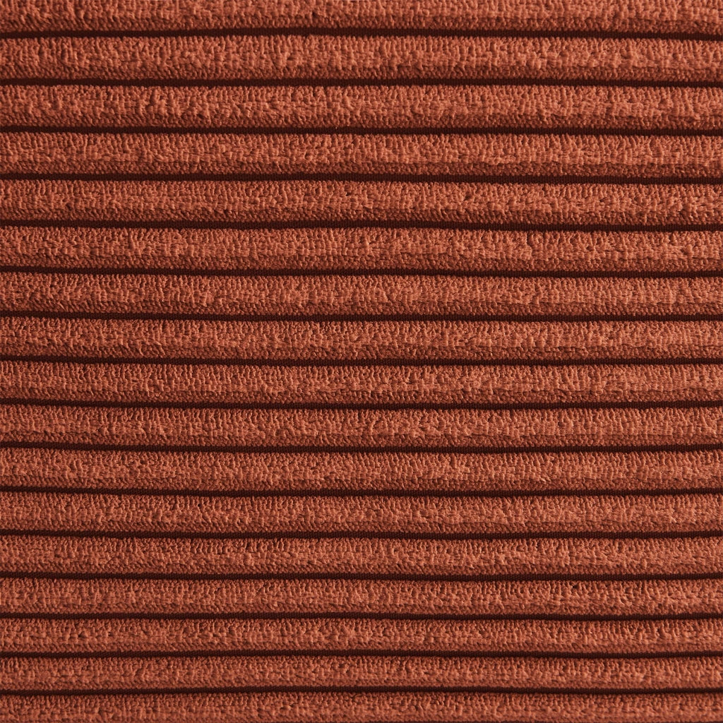 Modulo per divano modulare in velluto a coste, terracotta