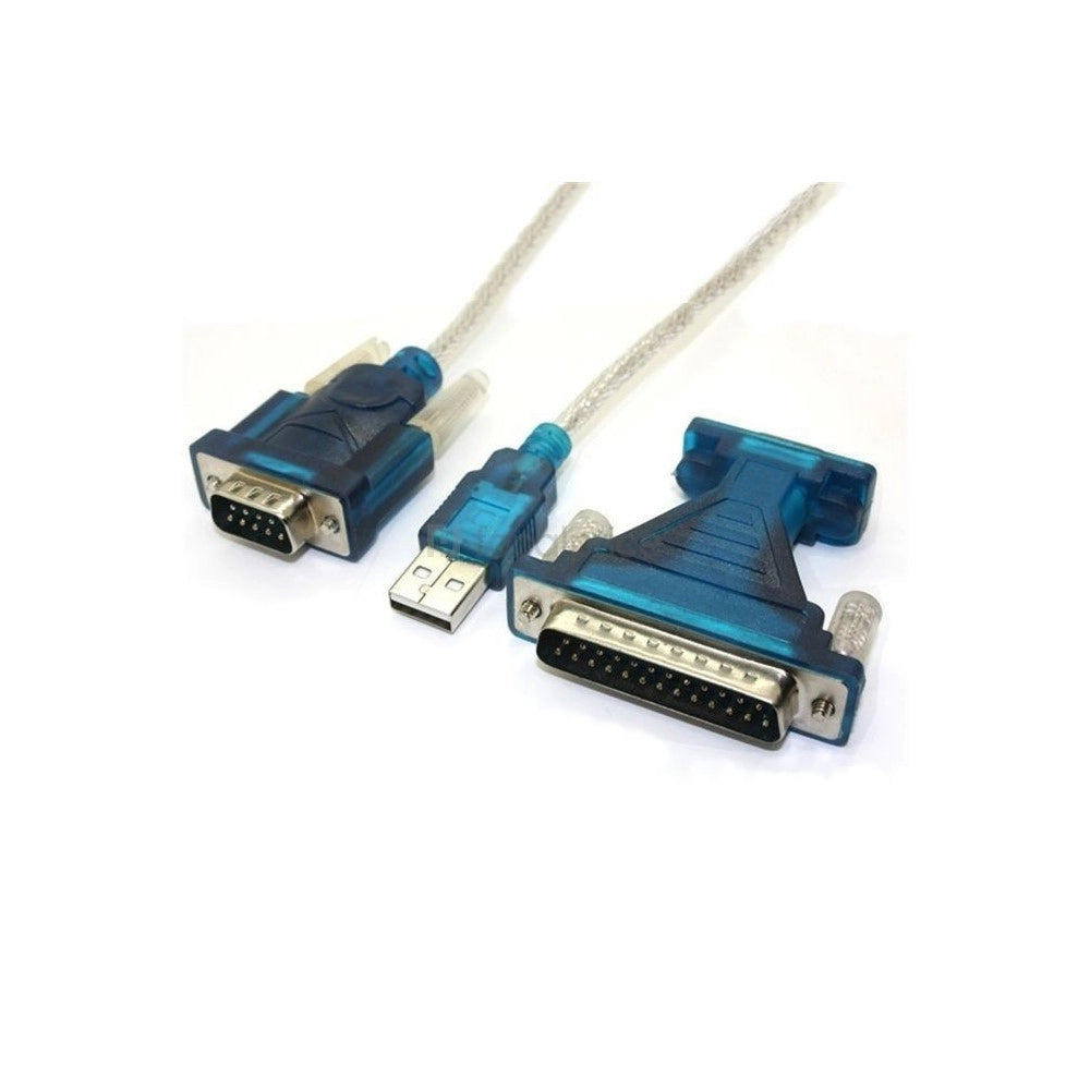 Trade Shop - Cavo Adattatore Convertitore Dati Da Usb A Seriale Rs232 Porta Pc Computer -