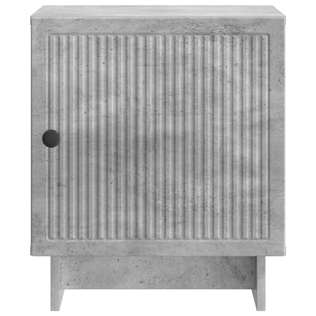 Armadio da Notte 2 pz Grigio Cemento 43 x 34,5 x 50 cm 893882