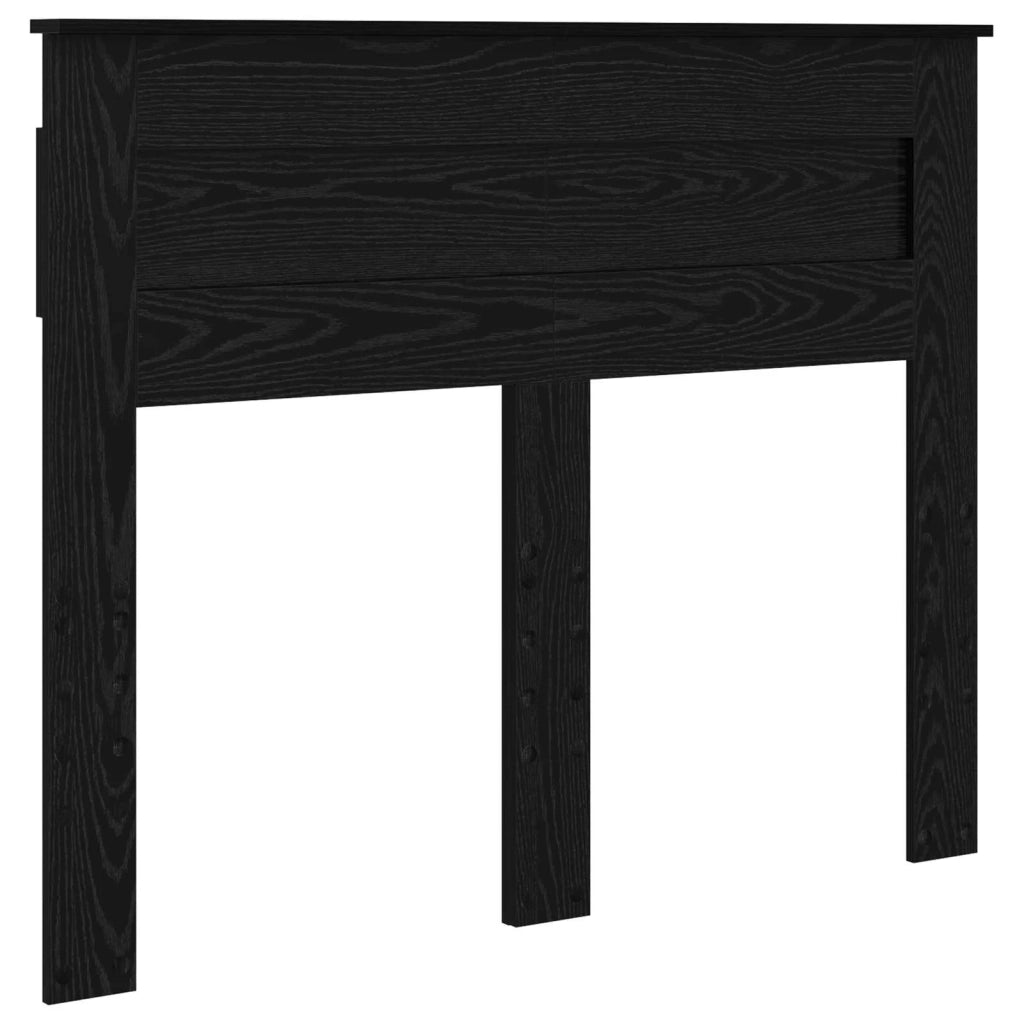 Letto matrimoniale | Letto per adulti | Struttura del letto Rovere Nero 135 x 190 cm Legno multistrato