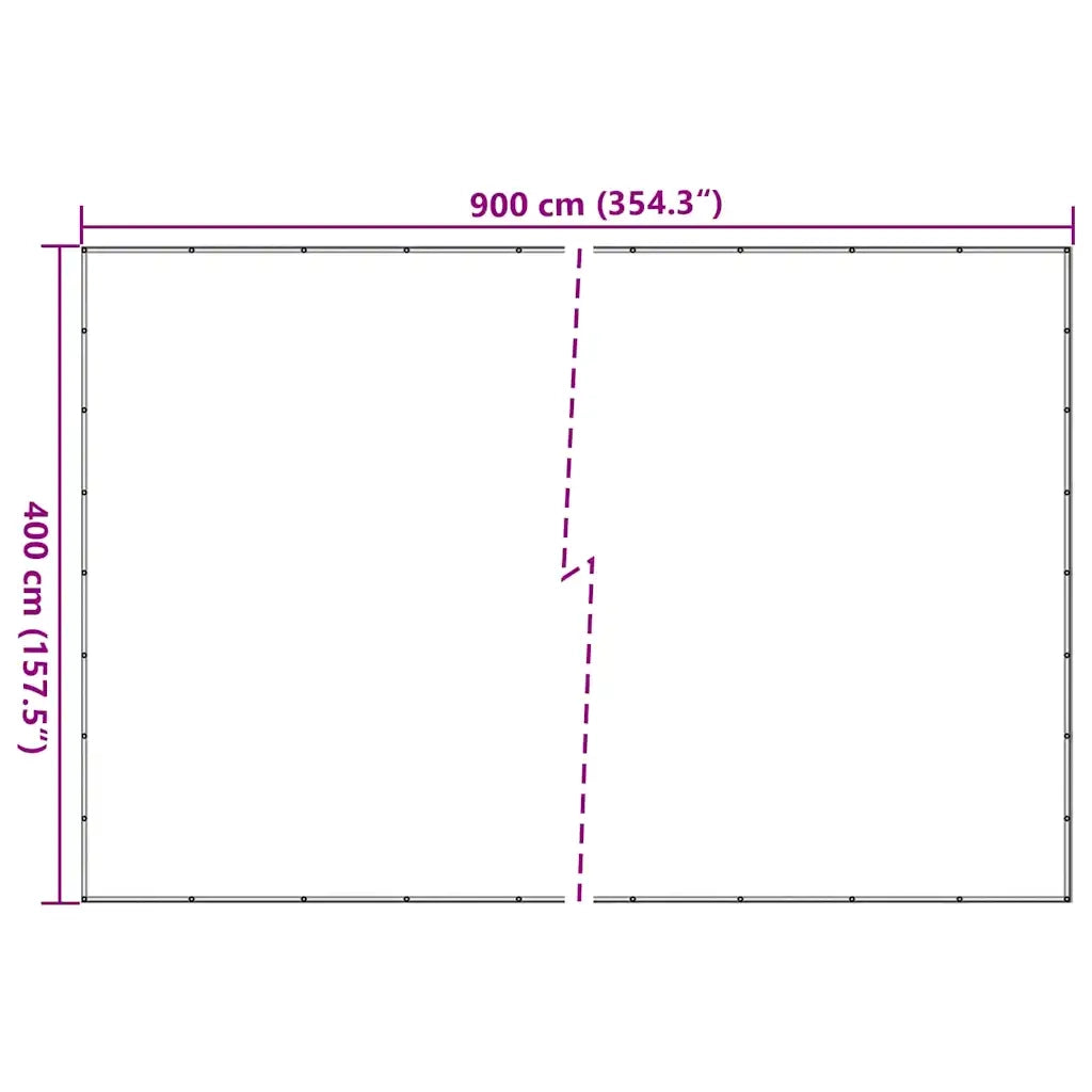 Rete per Container in HDPE 4x9 m Nera CFW3267762