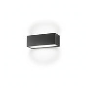 Applique Da Esterno Contemporaneo Step Alluminio Grigio Grafite 2 Luci E27