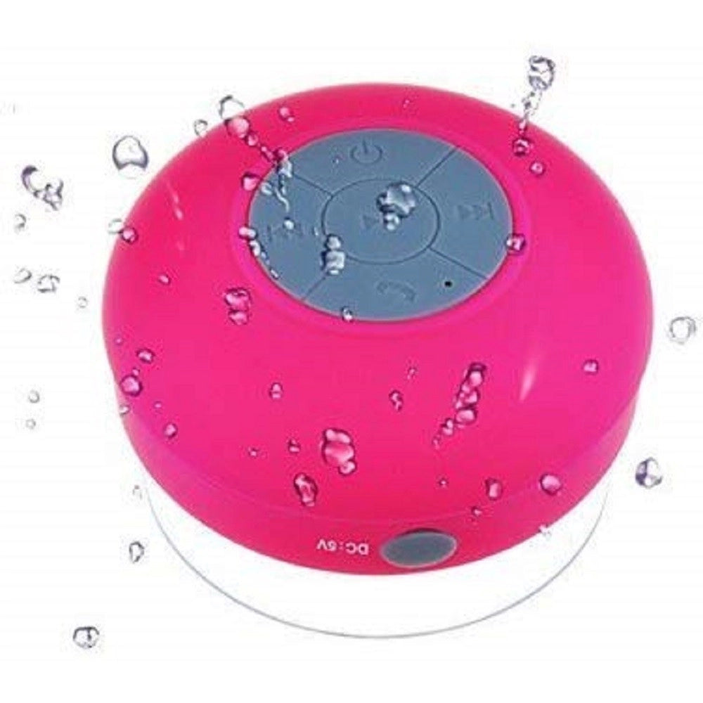 Trade Shop - Mini Cassa Amplificata Bluetooth Impermeabile Con Ventosa Altoparlante Speaker -