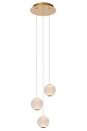 Lampada a sospensione Lucide Cintra LED Ø25 ottone