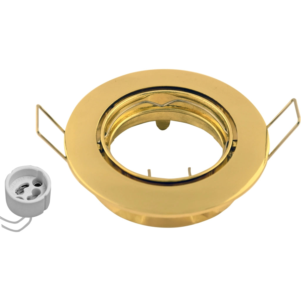 PORTAFARETTO ORIENTABILE D.8CM ORO