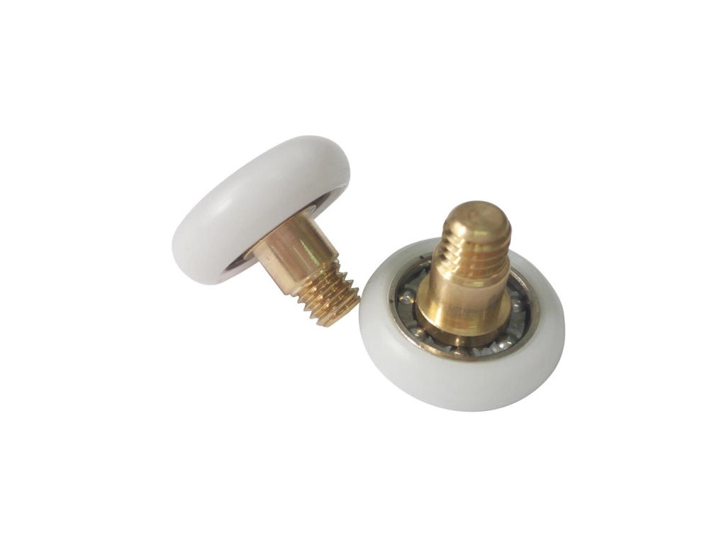 R400/182 - Rotella di ricambio per box doccia -20 BB M6 - Kit 2 pezzi