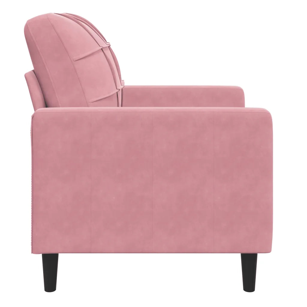 Poltrona Rosa 60 cm Velluto 4007607