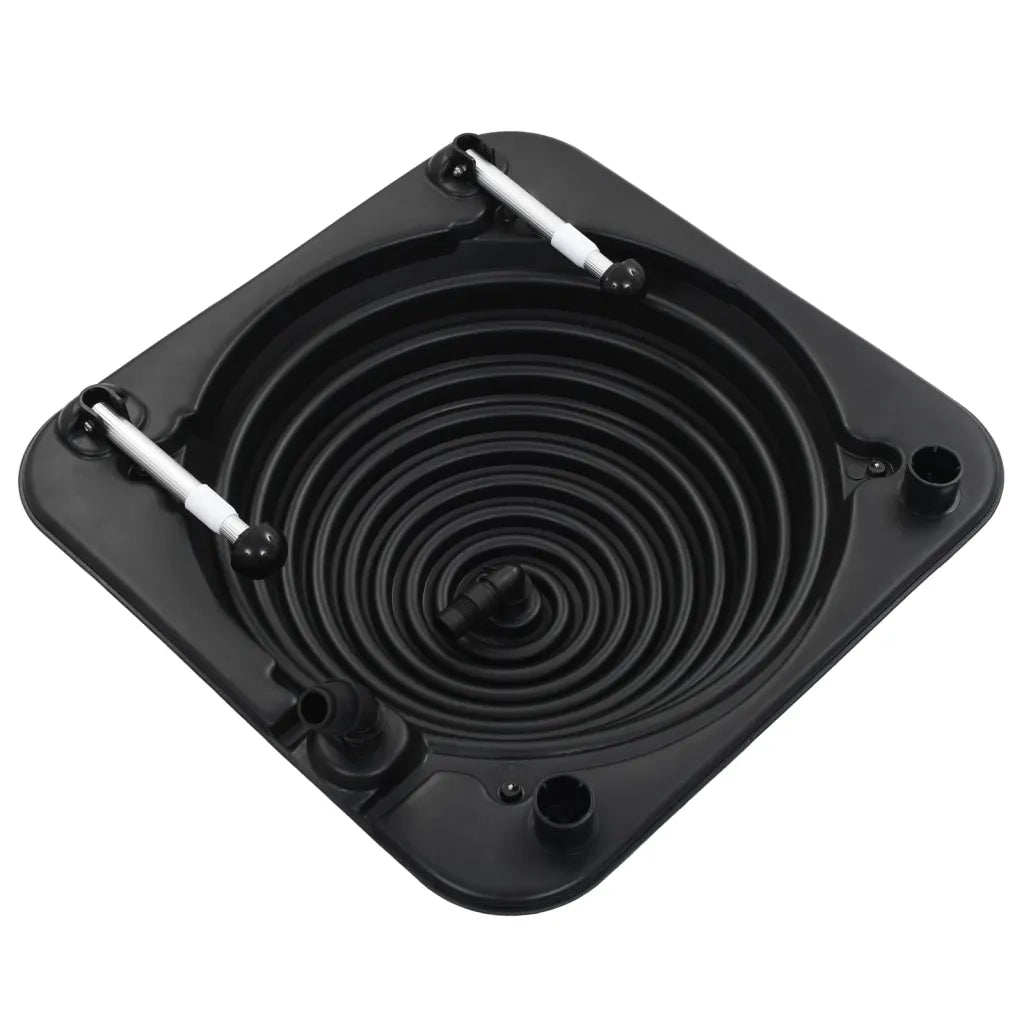Riscaldatori Solari per Piscina 2 pz 75x75x36 cm HDPE Alluminio CFW5935794